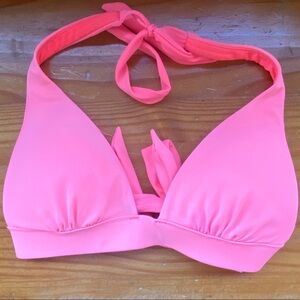Victoria’s Secret Hot Pink Padded Tie Bikini Top